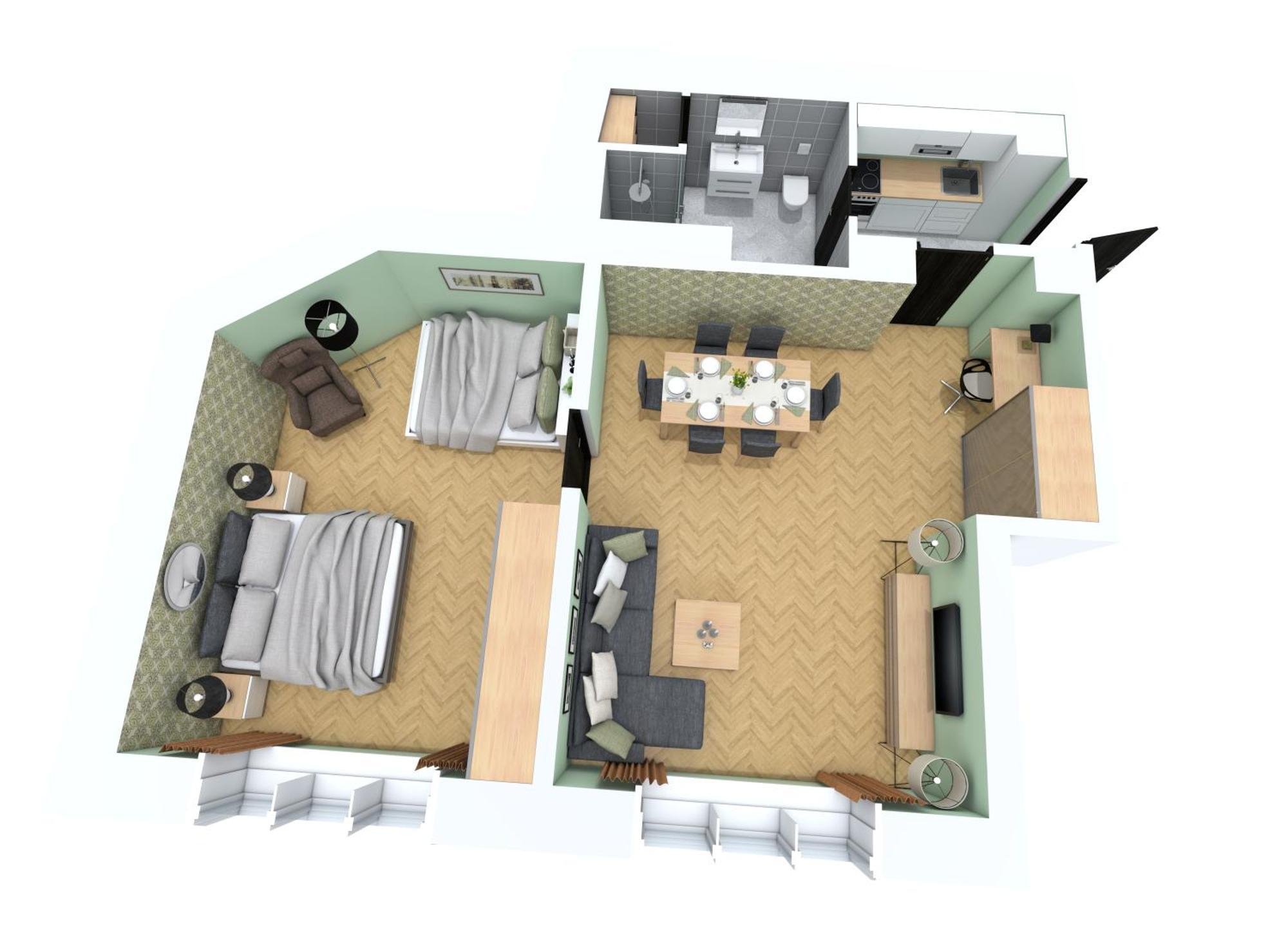 Oasis Apartments At Charles Square Прага Екстер'єр фото